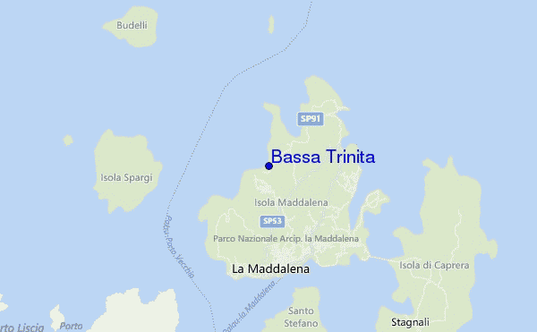 locatiekaart van Bassa Trinita