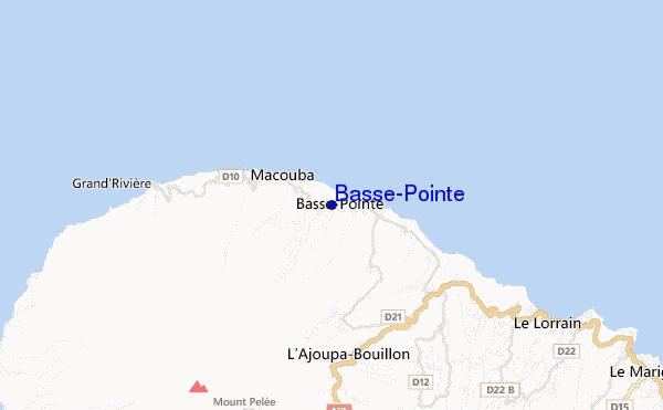 locatiekaart van Basse-Pointe