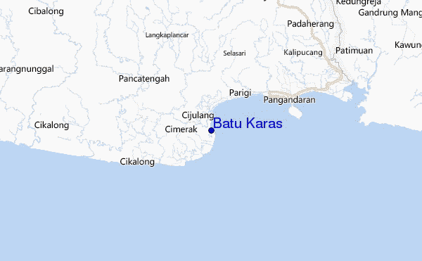 Batu Karas Location Map