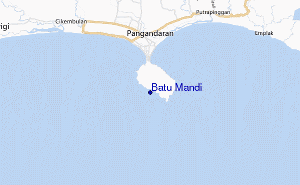locatiekaart van Batu Mandi