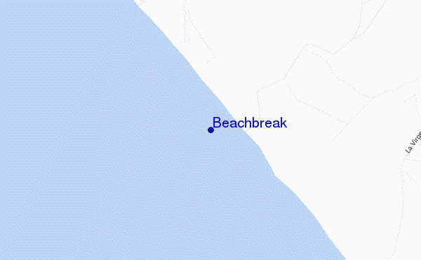 locatiekaart van Beachbreak