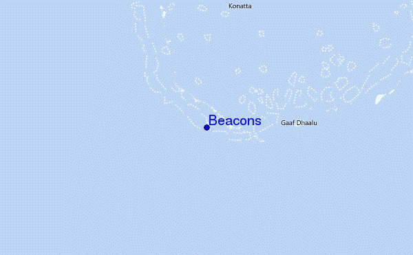 Beacons Location Map