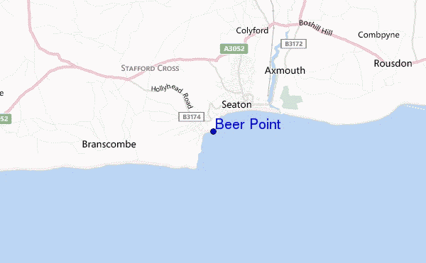 locatiekaart van Beer Point