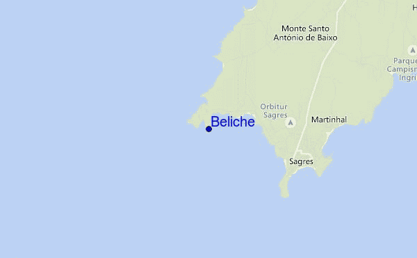 locatiekaart van Beliche