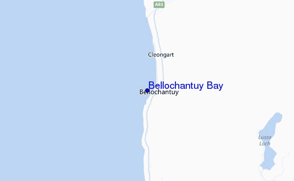 locatiekaart van Bellochantuy Bay