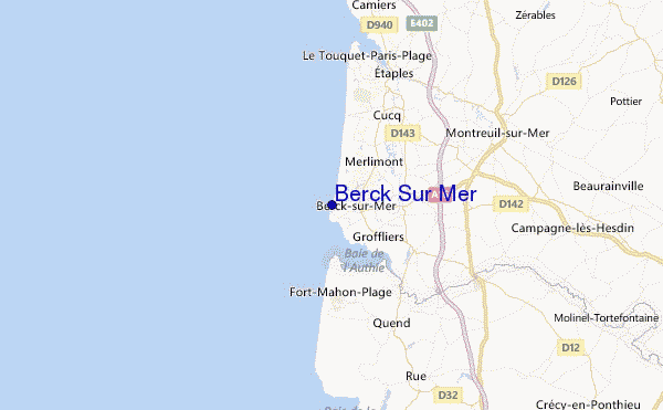 Berck Sur Mer Location Map