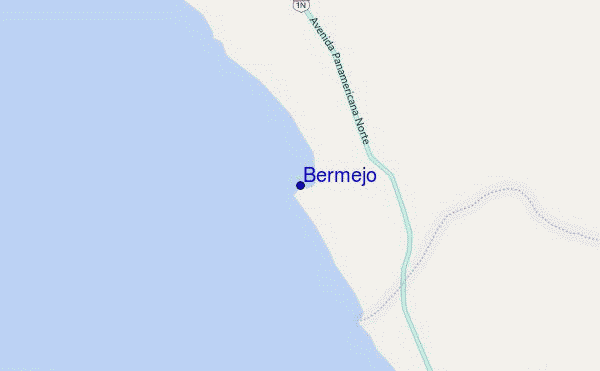 locatiekaart van Bermejo