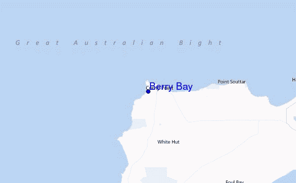 Berry Bay Location Map