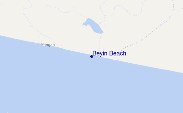 locatiekaart van Beyin Beach