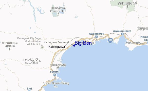 locatiekaart van Big Ben