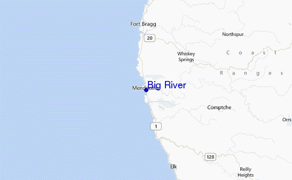 Big River Location Map
