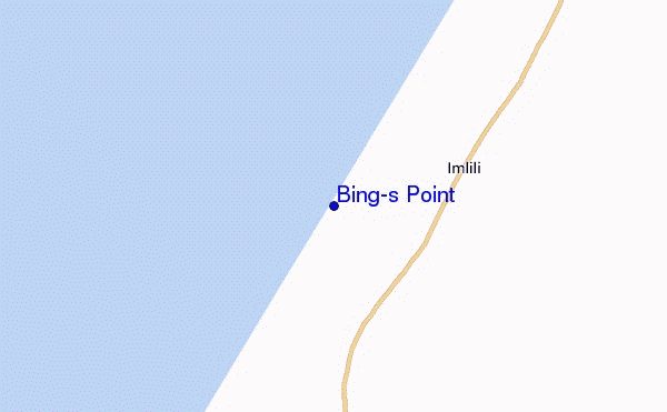 locatiekaart van Bing's Point