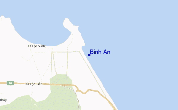 locatiekaart van Binh An