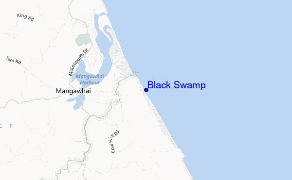 locatiekaart van Black Swamp