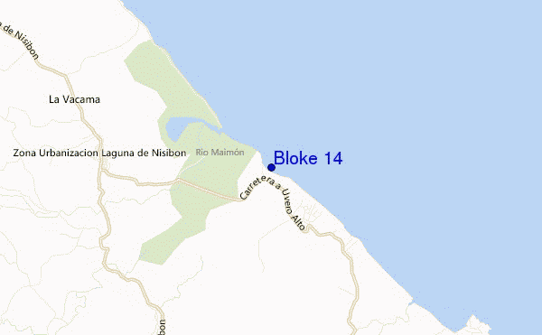 locatiekaart van Bloke 14