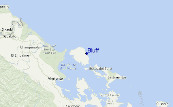 Bluff Location Map