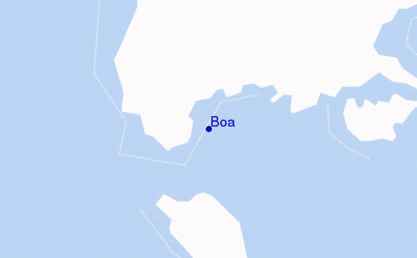 locatiekaart van Boa