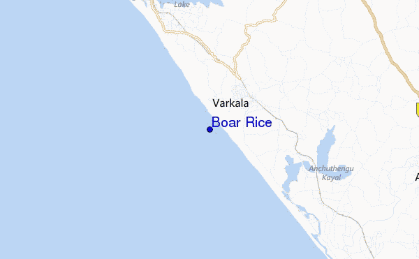 locatiekaart van Boar Rice