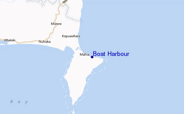 Boat Harbour Location Map