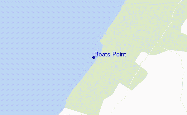 locatiekaart van Boats Point