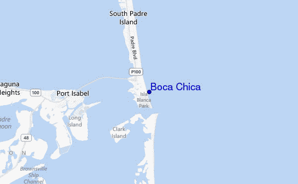 locatiekaart van Boca Chica