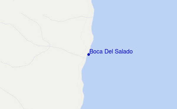 locatiekaart van Boca Del Salado
