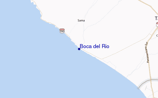 Boca del Rio Location Map