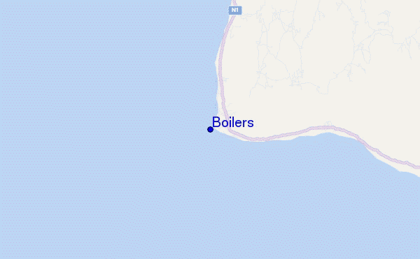 locatiekaart van Boilers