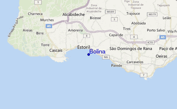 locatiekaart van Bolina
