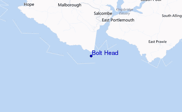 locatiekaart van Bolt Head