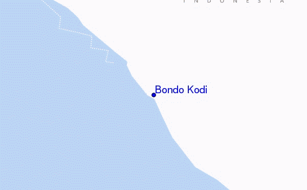 locatiekaart van Bondo Kodi