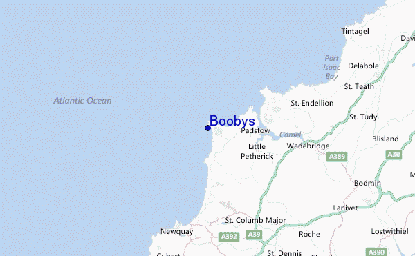 Boobys Location Map