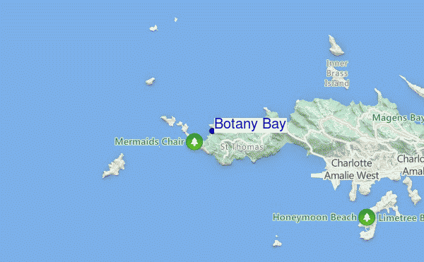 locatiekaart van Botany Bay