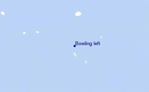 locatiekaart van Bowling left