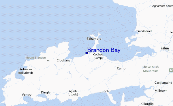Brandon Bay Location Map