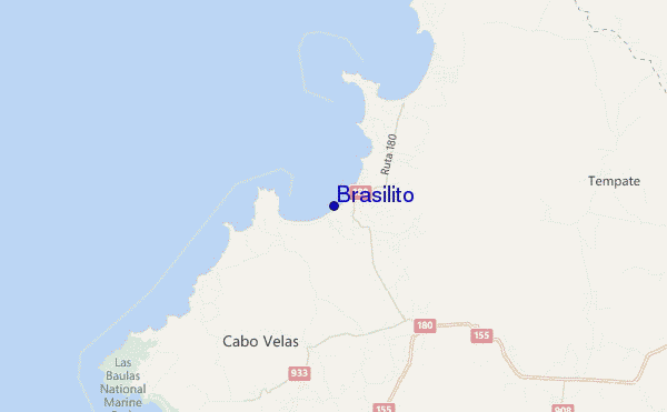 locatiekaart van Brasilito