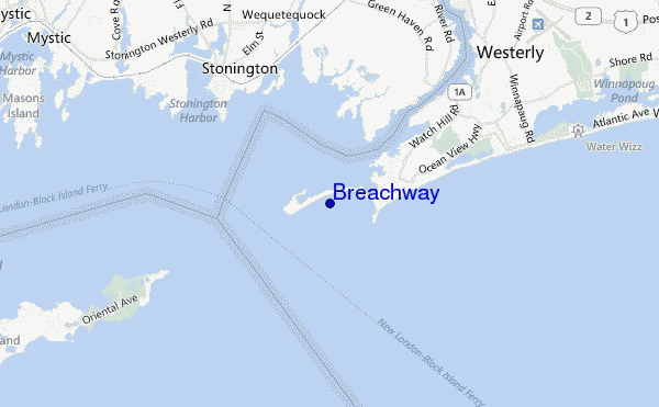 locatiekaart van Breachway