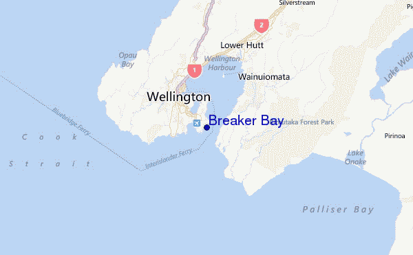 Breaker Bay Location Map