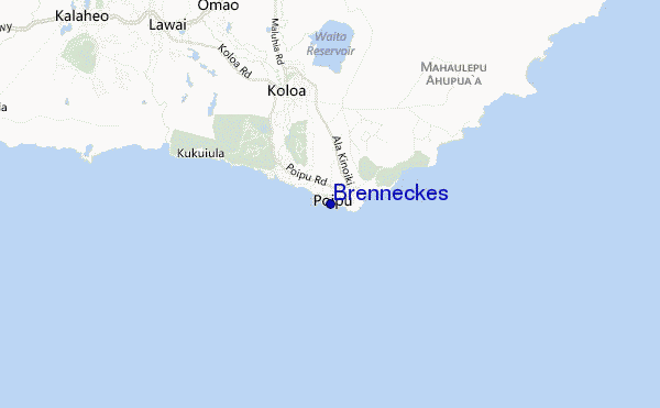 locatiekaart van Brenneckes