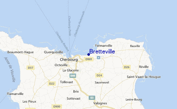 Bretteville Location Map
