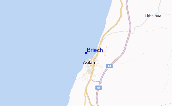 locatiekaart van Briech