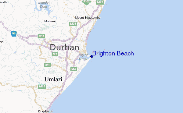 Brighton Beach Location Map