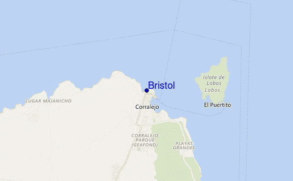 locatiekaart van Bristol