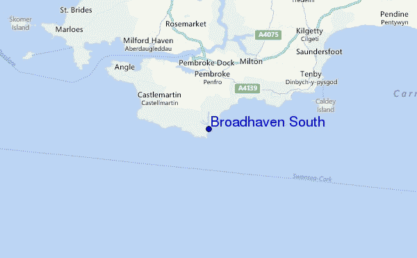 Broadhaven South Location Map