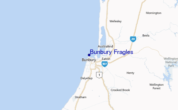 Bunbury Fragles Location Map