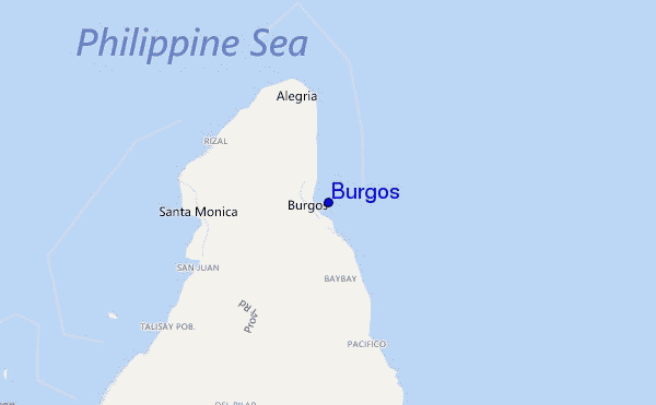 locatiekaart van Burgos