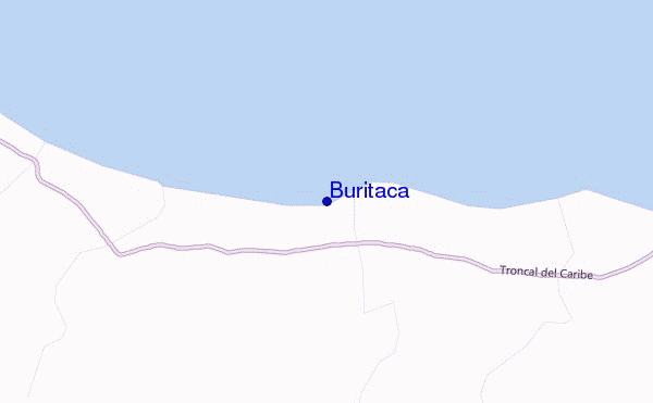 locatiekaart van Buritaca