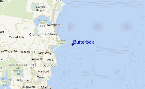 locatiekaart van Butterbox