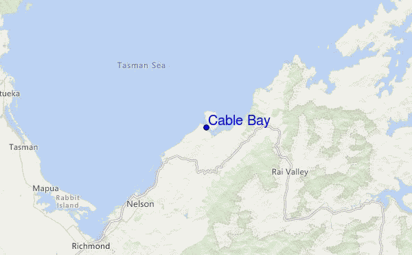 Cable Bay Location Map