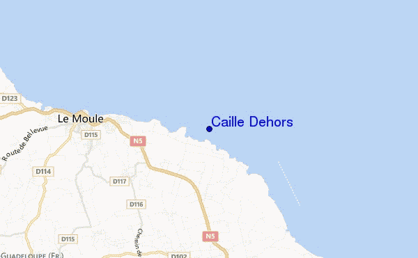 locatiekaart van Caille Dehors